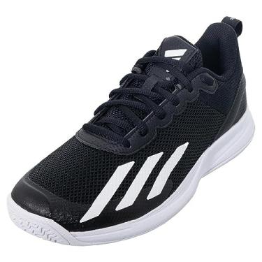 Imagem de adidas Tênis masculino Courtflash Speed, Core Black/White/Matte Silver, 43
