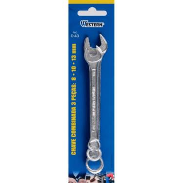 Imagem de Chave Combinada 3 peças Western