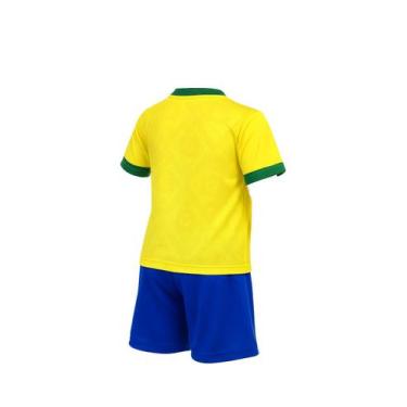 Imagem de Conjunto Infantil Menino Shorts e Camisa Futebol Tamanho 4 a 10 anos -