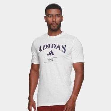 Imagem de Camiseta Adidas Gráfica Heritage Masculina, Branco, P