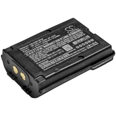 Imagem de 2100mAh Bateria de substituição para rádio bidirecional para IC-M71,IC-M72,IC-M73,IC-M73 Euro,IC-M73 Plus
