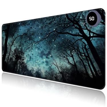 Imagem de Tapete de rato aquecido com 3 níveis aquecidos e 3 horas de desligamento automático para aquecer as mãos no escritório, casa, tapete de mesa grande seguro de 59,9 cm x 14,2 polegadas, aquecedor de