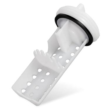 Imagem de BlueStars WH11X34741 Filtro de bomba de drenagem de lavadora para GE - Substitui WH23X10029 WH23X10027 AP7205454 4977949 PS16874133 EAP16874133 - Substituição do filtro de água da máquina de lavar