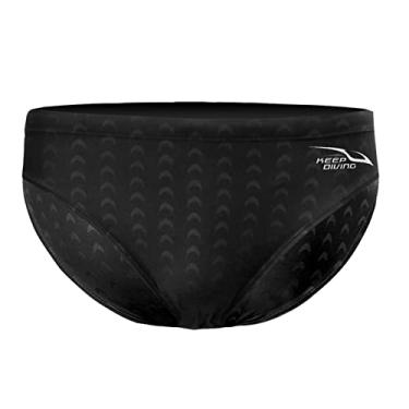 Imagem de Cuecas de Natação Masculinas de Secagem Rápida, Roupa de Banho Espova de Cintura Baixa Para Praia, Natação, Surf