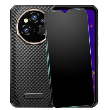 Imagem de MAOUICI Protetor de tela de privacidade de vidro temperado para Oukitel WP55 Ultra/Oukitel WP62 (16.8 cm), rigidez 9H HD transparente película anti-impressão digital [2 unidades]