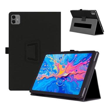 Imagem de Capa para tablet Teclast ArtPad Pro de 12,7 polegadas – Capa de couro PU empresarial com alça de mão, suporte duplo à prova de choque, hibernar/despertar automático, para tablet Android Teclast ArtPad