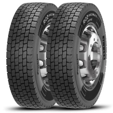 Imagem de Kit 2 Pneu 295/80R22.5 Pirelli R02 Proway Drive 152/148M
