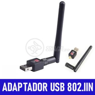 Imagem de Antena Usb 2.0 Receptor De Wifi Wireless 1200Mbps