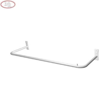 Imagem de Arara De Parede 120x30 Branco Azulado