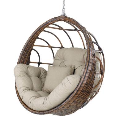 Imagem de Balanço Ninho Suspenso Hungria Argila E Linhão Bege