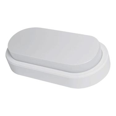 Imagem de Luminária Arandela Oval 14w Led 6500k Demi 9313 Ip65 Branca