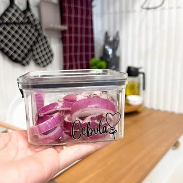 Imagem de PORTA-CEBOLA CORAÇÃO FLUTUANTE - POTES HERMÉTICOS (Porta-cebola)