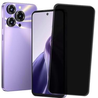 Imagem de NEOYUKL Protetor de tela de privacidade para Oukitel C68/Oukitel C69, [filme anti-espião], resistente a arranhões, fácil instalação [2 unidades]