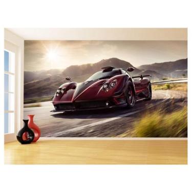 Imagem de Papel De Parede Carro Pagani Zonda Huayra Rua 3,5M Car332 - Você Decor