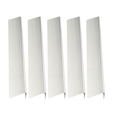 Imagem de Placa de aço inoxidável | Placa de aquecimento de distribuidor de chamas 5X, acessórios para queimadores de churrasqueira, trilhos de aroma, laváveis na lava-louças, para churrascos domésticos e