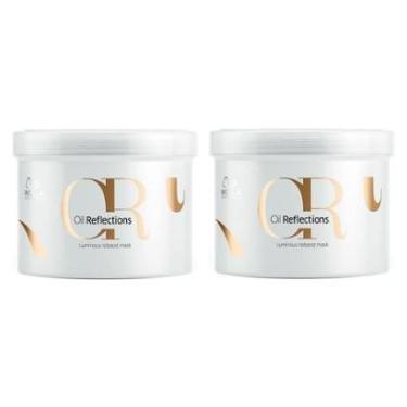 Imagem de Kit Wella Professionals Oil Reflections Máscara de Brilho 500ml - 2 Unidades-Unissex