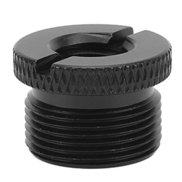 Imagem de Tbest Parafusos Adaptador de Rosca Suporte de Microfone 3/8 Polegada Fêmea para 5/macho Parafuso de Alumínio para Equipamentos de áudio Profissional e Acessórios de Estúdio (Preto F19A)