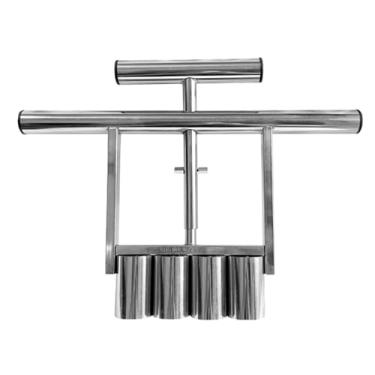 Imagem de Dispensador de máquina de enchimento Mooncake, máquina de enchimento quantitativo de 4 furos, diâmetro de 3,8 cm (5g-70g ajustável), para bolos de lua/bolos de feijão mungo/bolos de esposa/Rongsha