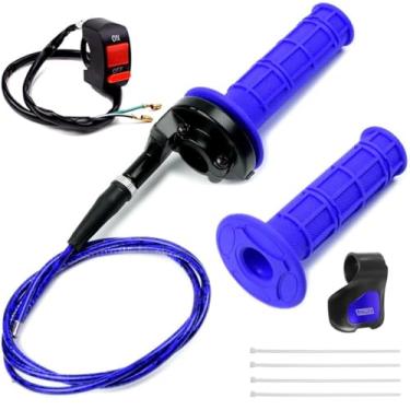 Imagem de Conjunto universal de mini acelerador e kit de cabos | Substituição direta para motores Coleman BT200X, CT200U/EX, MB200&Predator 212cc/196cc | Serve na maioria das mini bicicletas de guidão de 7/20.3