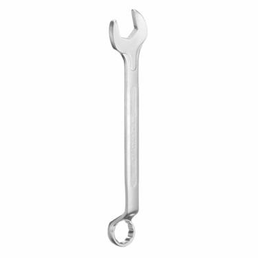 Imagem de HARFINGTON Chave de combinação offset 30 mm 75 graus 12 pontos extremidade de caixa e extremidade aberta angular de 15° chave inglesa métrica CR-V aço niquelado multifunções para entusiastas de