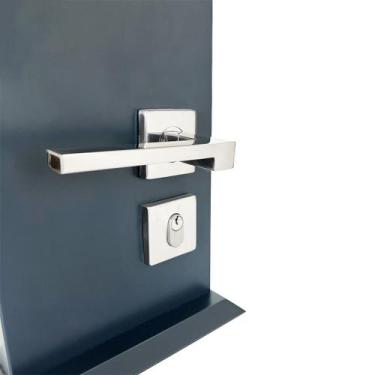 Imagem de Fechadura para Porta Modelo Turim Interna Externa Polido - Decorplace