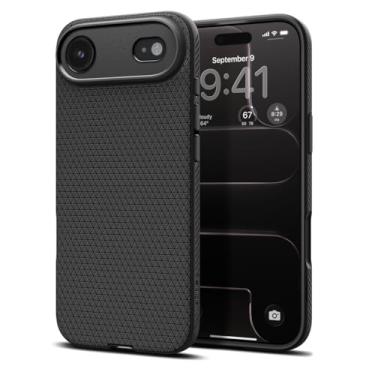 Imagem de Capa Spigen para iPhone 17 Air, Liquid Air, projetada para Apple iPhone 17 Air - Preto Fosco