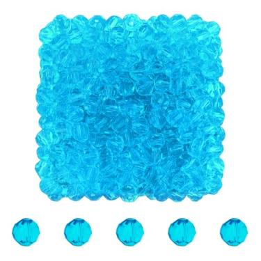 Imagem de Mandala Crafts Contas de cristal redondas turquesa de 6 mm – 400 contas de vidro facetadas para fabricação de joias, suprimentos de contas, artesanato DIY, pulseiras, colares, brincos e contas