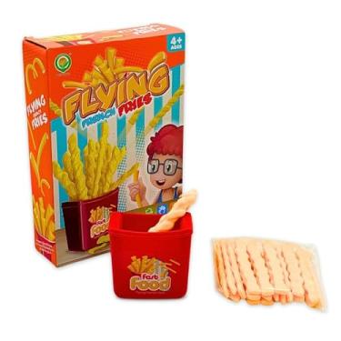 Imagem de Brinquedo Interativo Pula Batata, Jogo de Coordenação Motora, Plástico Vermelho, para Crianças 3 Anos ou Mais, 4 Peças