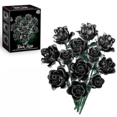 Imagem de youeefy 3 in 1 Cherry Blossom Tree House Building Blocks Set, 1000+ PCS DIY Architecture Model for Adults & Teens 14+, Miniature Decor with LED Lights, Creative Gift for Birthday & Christmas (Black)