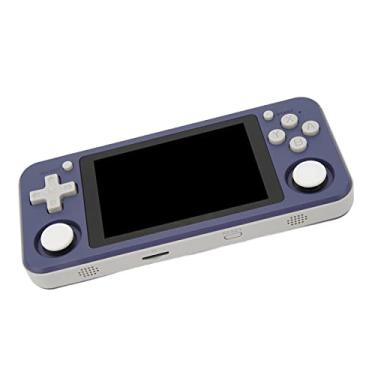 Imagem de aqxreight Console de Jogos Portátil RG351P Vários Jogos Máquina de retrô de Alta Resolução 64G Roxo Tal Vibração para Suportes No Console Construído do que Perfeitamente Formatos de Retro (Roxo)