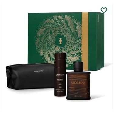 Imagem de Uomini Kit Presente Masculino, Perfume 100ml e Body Spray 100ml com Nécessaire