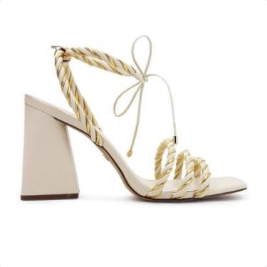 Imagem de Sandália Arezzo Bloco Geométrica-Feminino