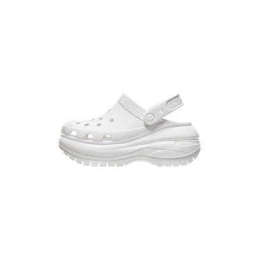 Imagem de Sandália crocs classic mega crush platform clog white - 40