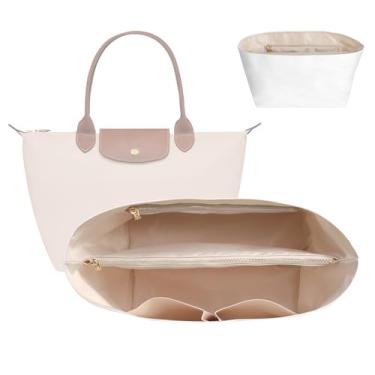 Imagem de KOMHPS Bolsa organizadora para bolsa, bolsa organizadora de feltro, mochila compatível com Longchamp, Le Pliage, LV, Coach