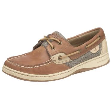 Imagem de Sperry Mocassins Femininos Bluefish, Aveia de Linho, 9.5 Narrow