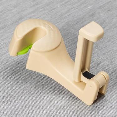 Imagem de Gancho oculto 2 em 1 para encosto de cabeça de carro com suporte de telefone para bolsa, mochilas, brinquedos e até mesmo organizador de armazenamento de garrafas
