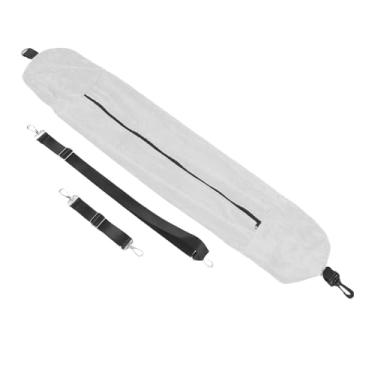 Imagem de Fabater Travesseiro de Pescoço de Viagem para Bagagem Extra, Luxuoso e Confortável Companheiro de Transporte para Viajantes Inteligentes, Viagens Aéreas Econômicas, Tecido de Pelúcia, 7,1 X 35,4