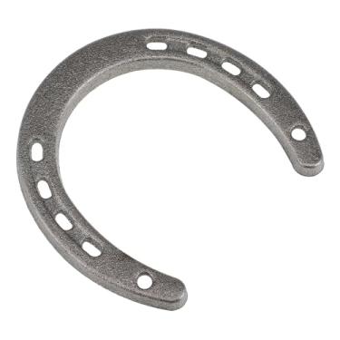 Imagem de TOYANDONA Ferradura de Ferro Fundido: Ferradura Média Decorativa da Sorte para Pendurar Na Parede, Ideal para Decoração Interna E Externa, Estilo Cowboy, Faroeste, Lembrancinhas de Casamento E