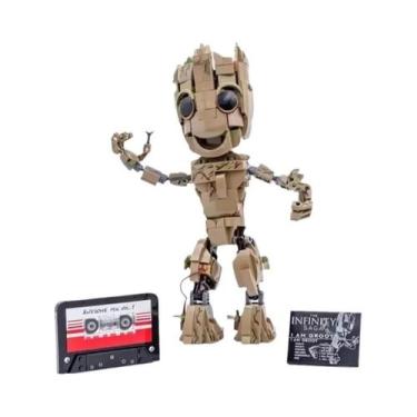 Imagem de Brinquedo De Blocos De Montar Groot Para Crianças Compatível Com 76217