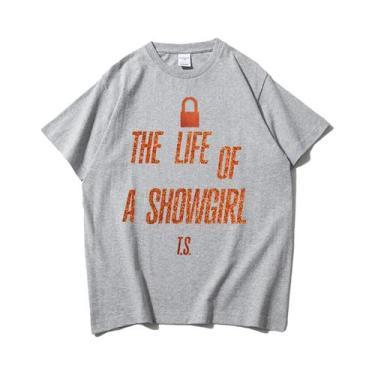 Imagem de Camiseta De Algodão Feminina De Verão Estilo Harajuku O-Colete Casual 