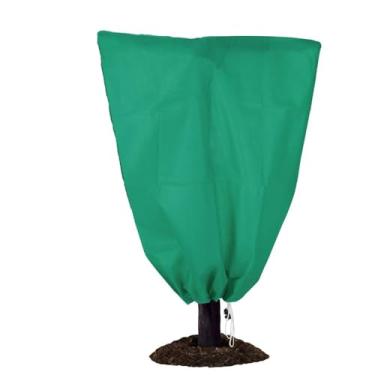 Imagem de 1 peça de capas de plantas de inverno com cordão de zíper, proteção reutilizável contra congelamento de geada para vasos de plantas ao ar livre, árvores, arbustos - jardim (Tamanho: 300 x 300 cm), cor