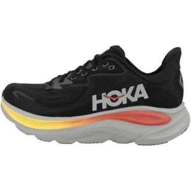 Imagem de Hoka Clifton 10 Tênis masculino, Preto/Cinza Galático, 39