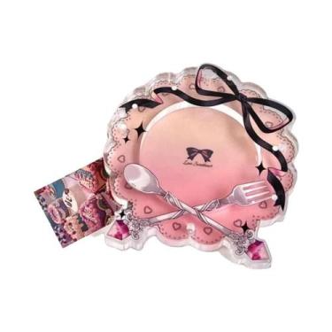 Imagem de Conjunto De Exibição De Pratos De Jantar Em Acrílico Com Moldura Para 