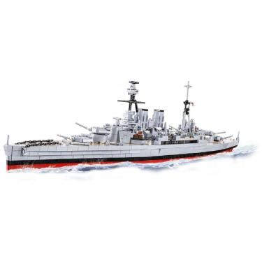 Imagem de Kit de Construção Navio Toys HC com 2613 Peças, COBI 4830, Cinza