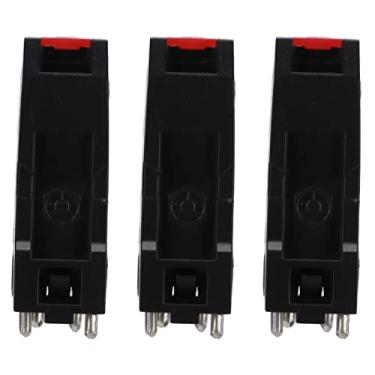 Imagem de Luqeeg Instalação Fácil do Toca-discos de Vinil Agulha do Toca-discos de 3 Peças para LP, Substituição da Caneta de Vinil para Fonógrafo de, Peça de para Acessórios de (Modelo de poste de plástico)