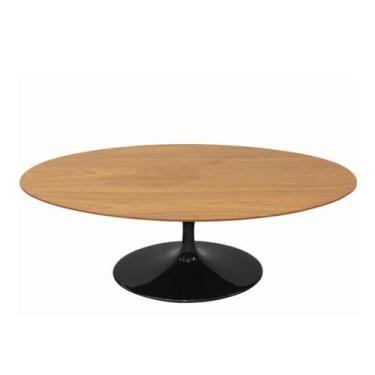 Imagem de Mesa de Jantar Tulipa Saarinen Oval 137x90 cm Tampo Freijó - Linn Shop