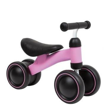 Imagem de Bicicleta de Equilibrio Infantil 4 rodas Sem Pedal (Rosa)