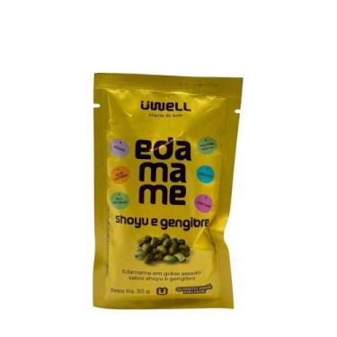 Imagem de Edamame Grão Assado Shoyu e Gengibre Uwell  30g