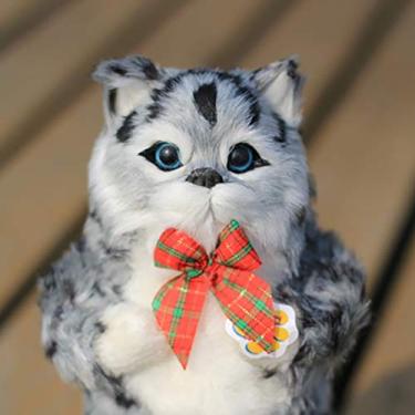 Imagem de Sanpyl Simulação Fofa Elétrica Gato Gato Amarelo Cantando Dança Boneca para Crianças Presente de Brinquedo Interativo Material Macio 12" de Pelúcia Natal Aniversário Presente de Dia das Mães (#3)