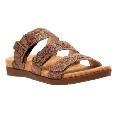 Imagem de REVITALIGN Slide feminino, Marrom (Snake Brown), 34